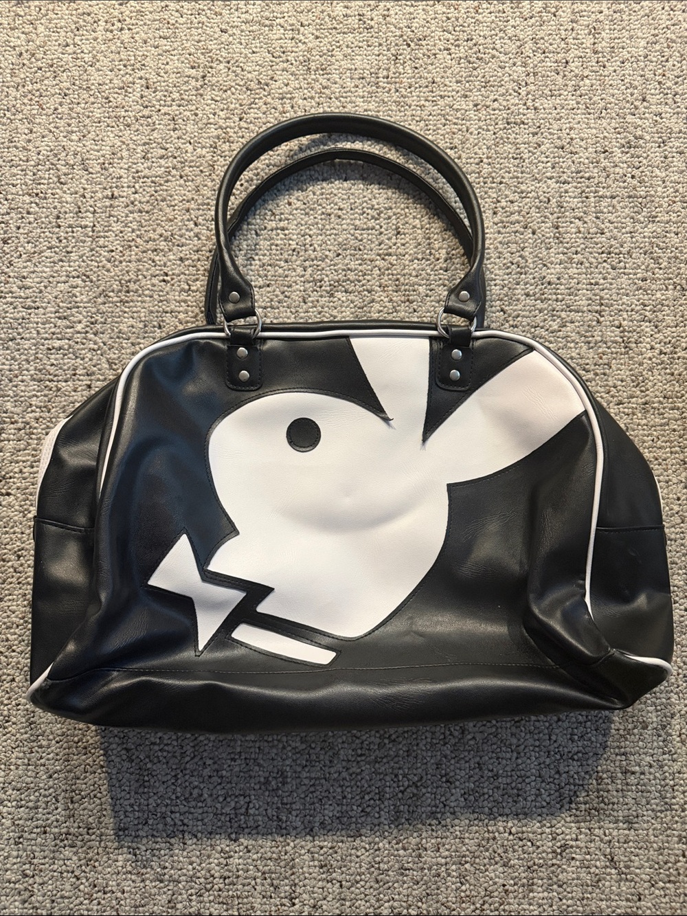 Playboy Black and White Tote Bag